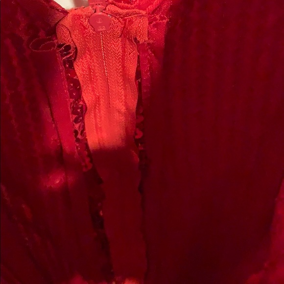 Custom made, Red sequence dress - Picture 10 of 10